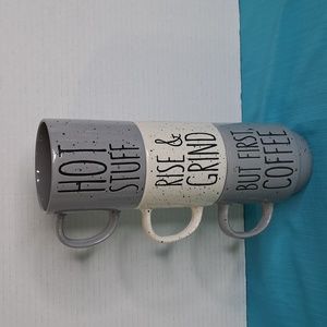 Set of 3 Boston Warehouse mugs